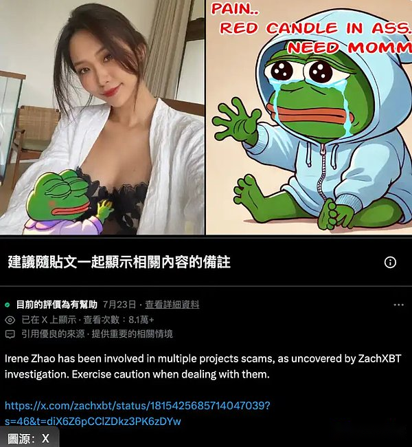 Jupiter與Irene Zhao合作引爭議，ZachXBT質疑曾參與多個項目詐騙